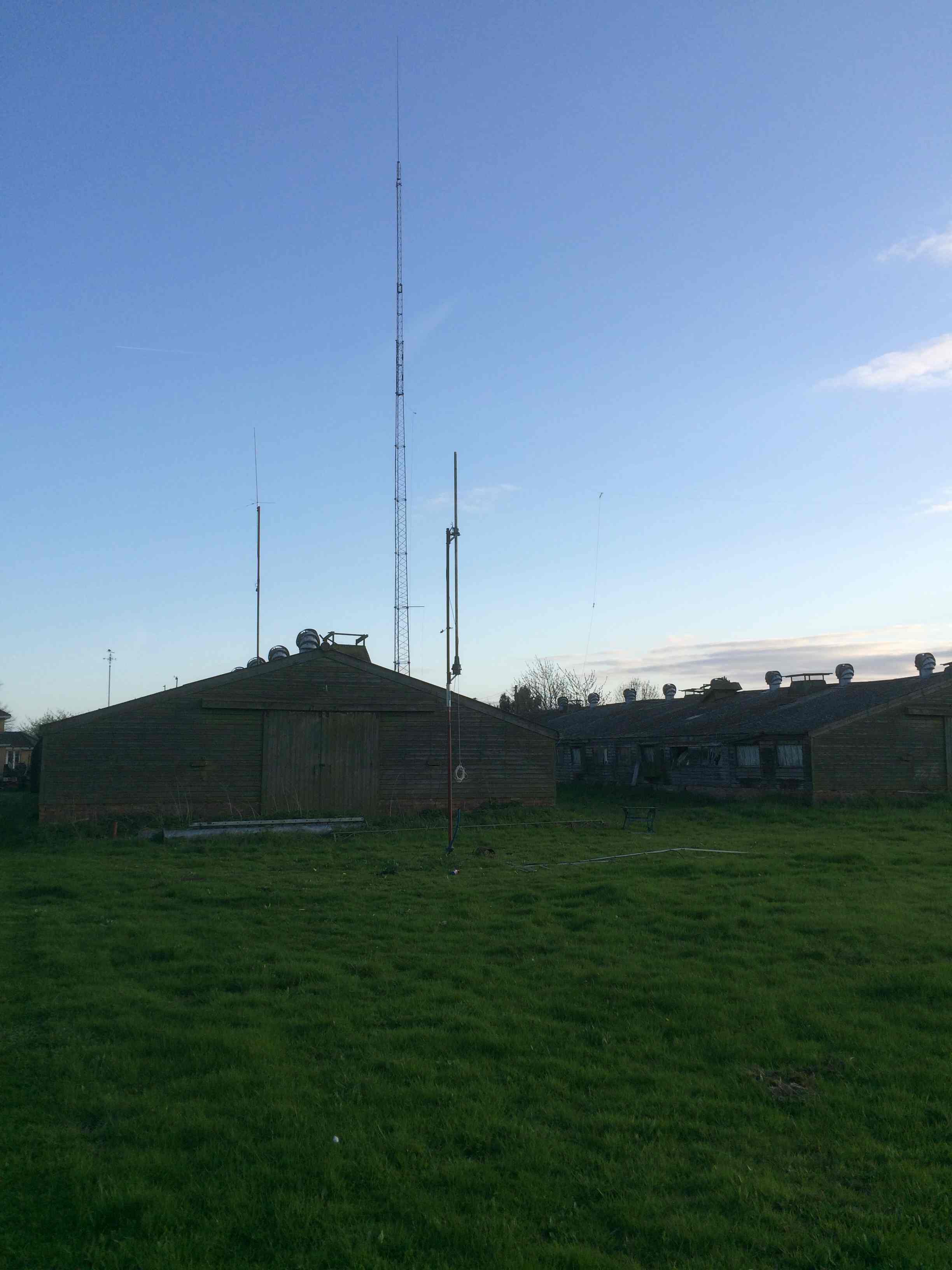 Antenna installation of the Dengie Hundred Amateur radio Society